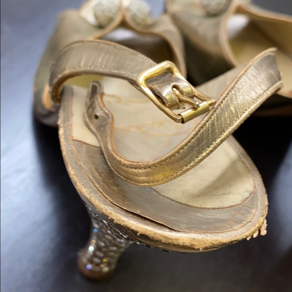 Charles Jacques Loup Heels Sz 5 - Picture 14 of 16